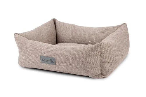 Couchage pour chien coloris gris corbeille Scruffs Ellen - Taille M 60 x 50 x 16 cm