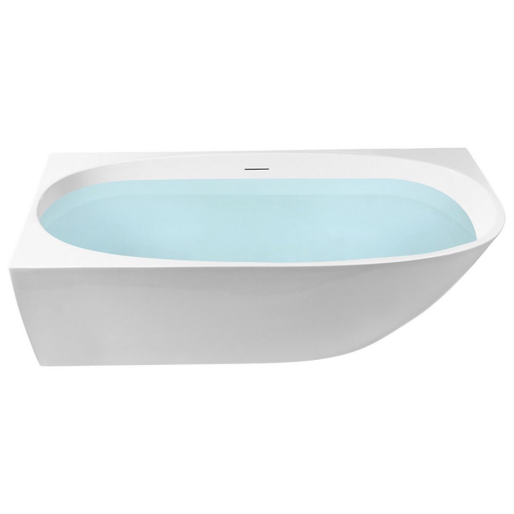 Baignoire d'angle PARNAIBA 170 × 80 cm Blanc Côté droit