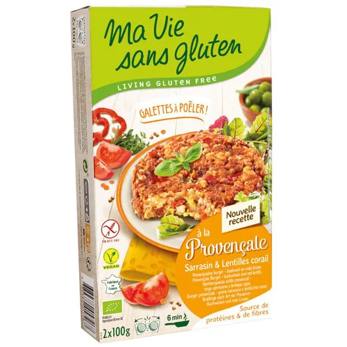 Galettes à poêler tomates et lentilles corail 2 x 100 g MA VIE SANS GLUTEN