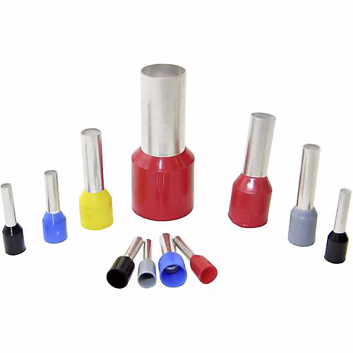 Embout simple d'extrémité isolé 16 mm² | manche 18 mm – couleur crème – Ce 160018T