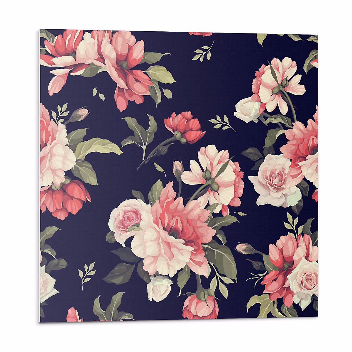 Carreaux PVC Wallfluent 20 × 20 cm Motif Floral En Arrière – Plan 20 pièces