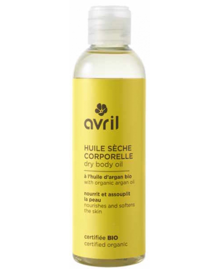 Avril Cosmétique Huile sèche corporelle à l'huile d'Argan bio 200 ml