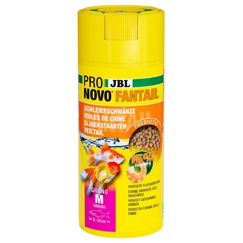 Aliment en granulés JBL Pronovo fantail grano M – 250 ml