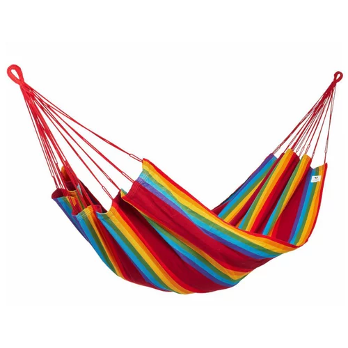 Hamac coloris multicolore Fortaleza en polypropylène Jobek Hamac Kocon - 340 x 140 cm