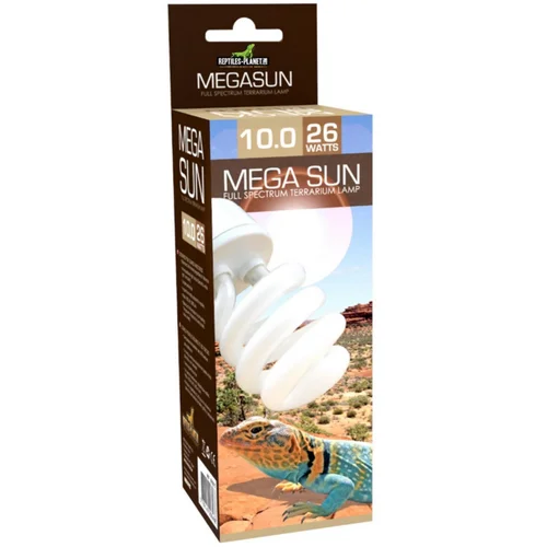 Lampe pour terrarium Reptile Planet Mega Sun UVB 10.0 26W