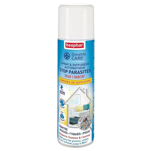 Spray et Diffuseur automatique Diméthicare stop parasites - 250 ml