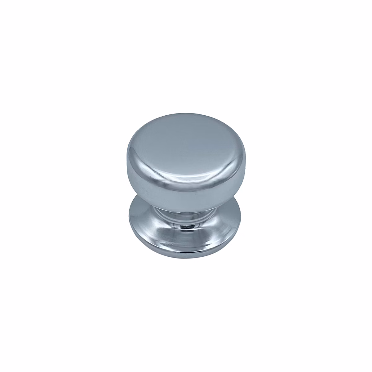 Bouton tirant de porte fixe D70 mm en aluminium Argent poli – breveté, boutons, lot de 6