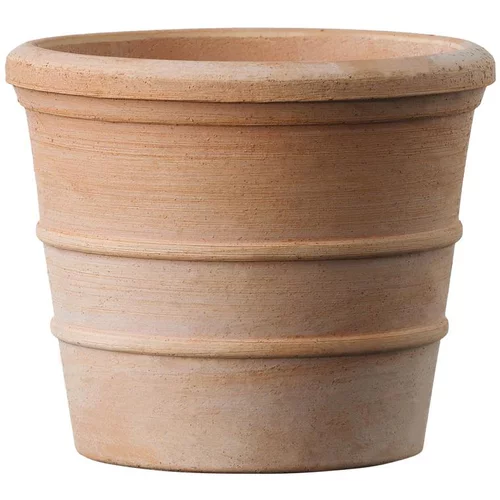 Pot Vaso en terre cuite coloris Terre rosée Deroma Vaso mini Siena Toscana - Ø 11 x H 9,4 cm