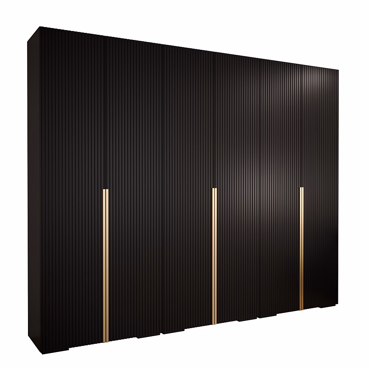 Armoire Manhattan Ryfel 9 a portes battantes H. 236 – 7 x L. 300 x P. 47, 6 portes
