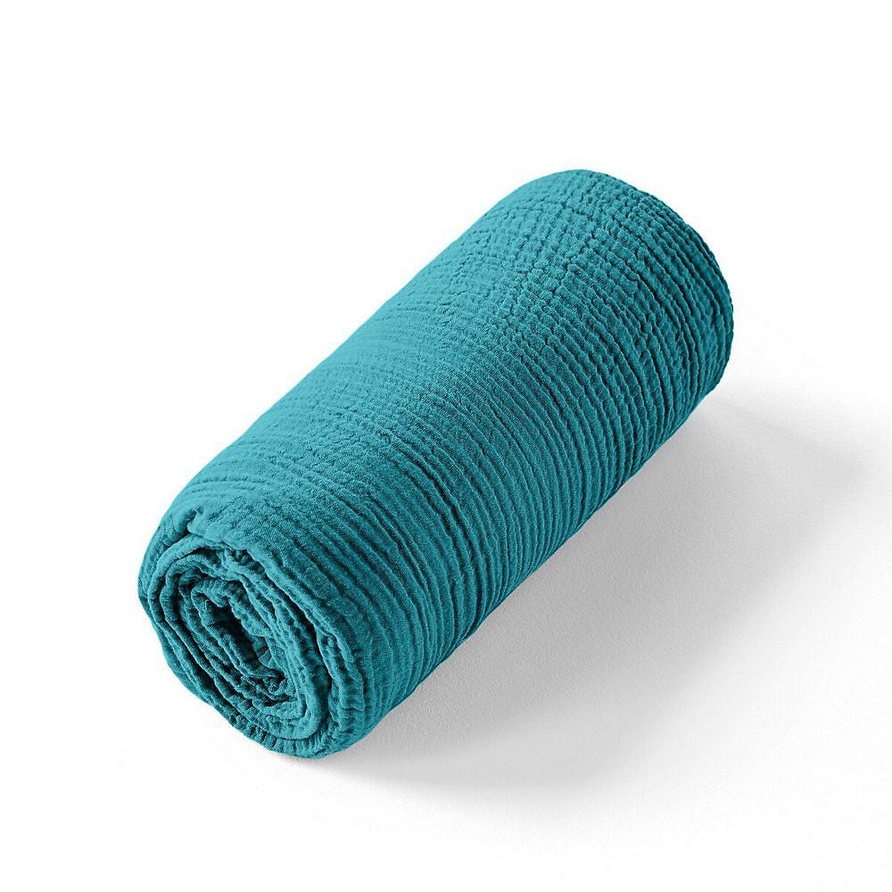 Drap housse gaze de coton uni Harmonieux – Réf. QKRHSBMPQ7989272622