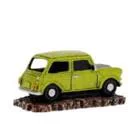 Décoration pour aquarium coloris vert Voiture Vintage Britannique Aqua Della - 12 x 6,5 x 5,5 cm