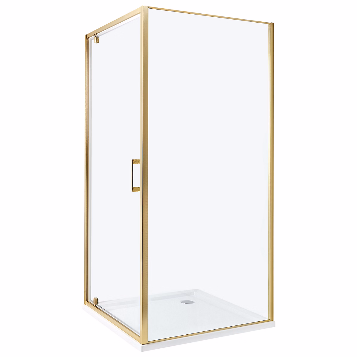 Cabine de douche DARLI 90 × 90 × 185 cm Doré