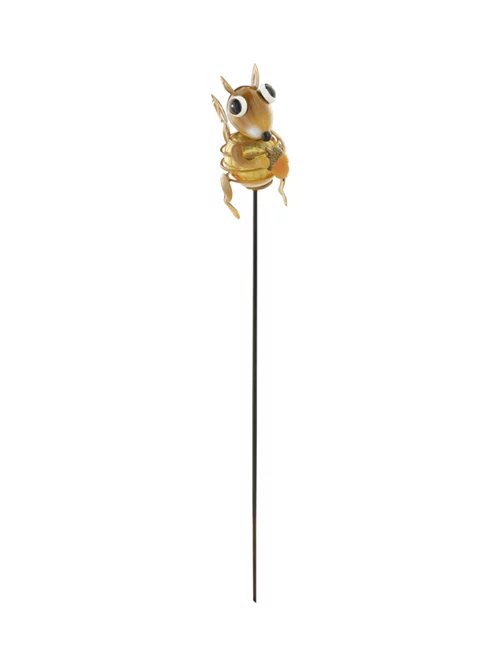 Pique solaire 4 Led en métal et plastique Luxform Ecureuil - 67 cm