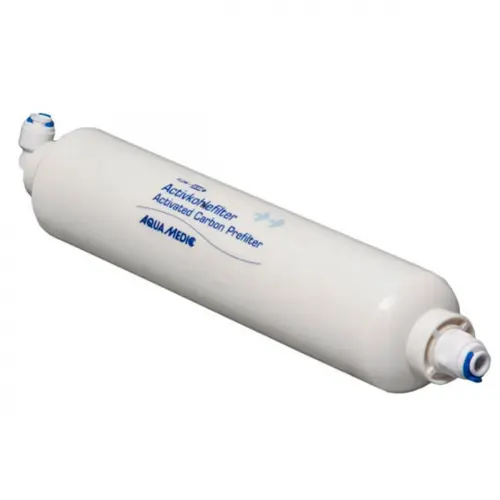 Cartouche charbon 10" pour osmoseur, avec raccords, AQUA MEDIC Easy Line