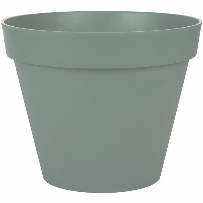 EDA Pot de fleur rond Toscane 23 L – Vert laurier, 40 x H31 cm