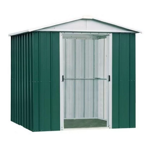 Abri de jardin métal sans plancher coloris vert sapin Yardmaster Trigano - 4,4 m²