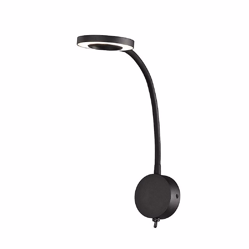 Applique murale intérieure liseuse Led 5 watts noire – Mantra, Boavista