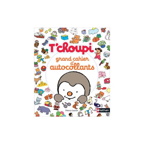 Le livre " T'choupi : grand cahier d'autocollants " aux Éditions Nathan