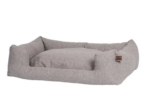 Panier pour chien coloris gris Fantail Eco Snooze Harbor Grey - 110 x 80 cm