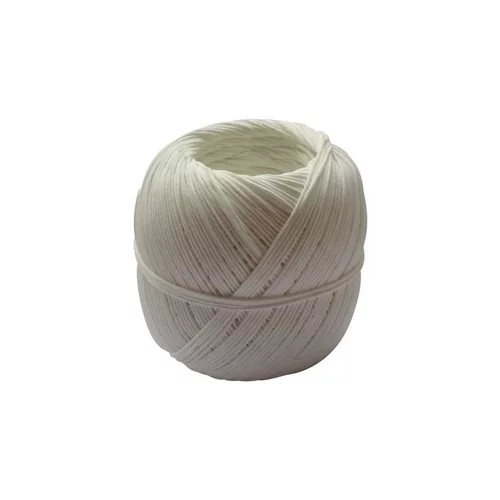 Pelote ficelle naturelle en lin blanchi - 100 gr / 75 m