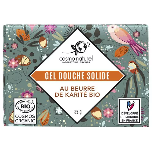 Gel douche solide Beurre de karité Etui 85 g vert