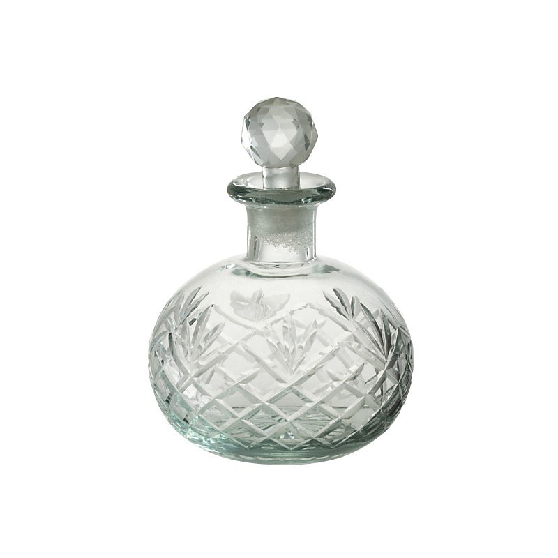 Bouteille avec bouchon en verre transparent 11 × 11 × 16 cm