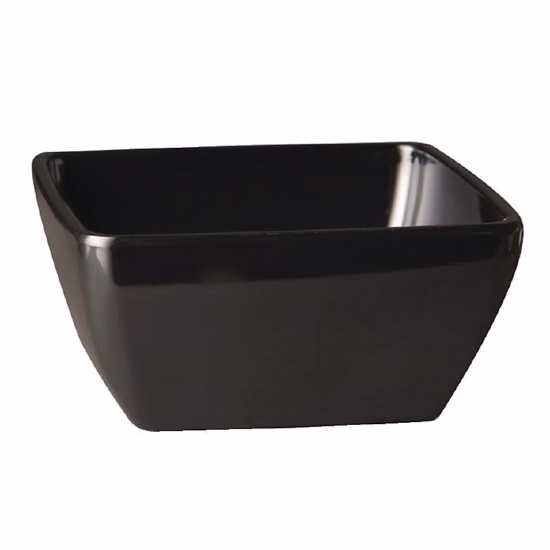 Bol carré en mélamine noir Pure 400 ml – APS