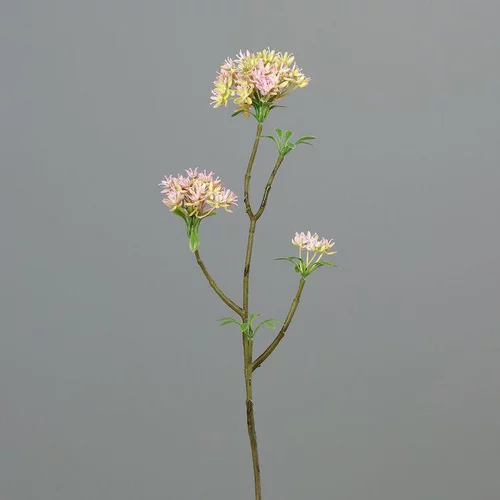 Branche artificielle de Bouvardia blanc rose - 54 cm