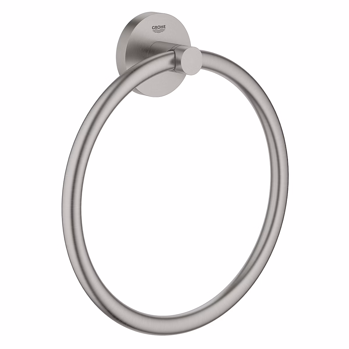 Anneau porte – serviette Essentials finition Supersteel GROHE