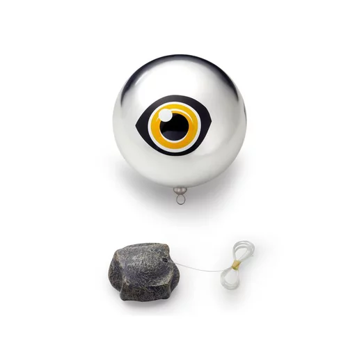 Flotteur anti-hérons pour bassin coloris argent Pontec PondoScare Ball – ø 15 cm