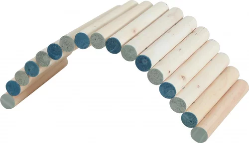 Pont articulé pour cobaye en bois coloris beige Zolux Neolife – Taille M