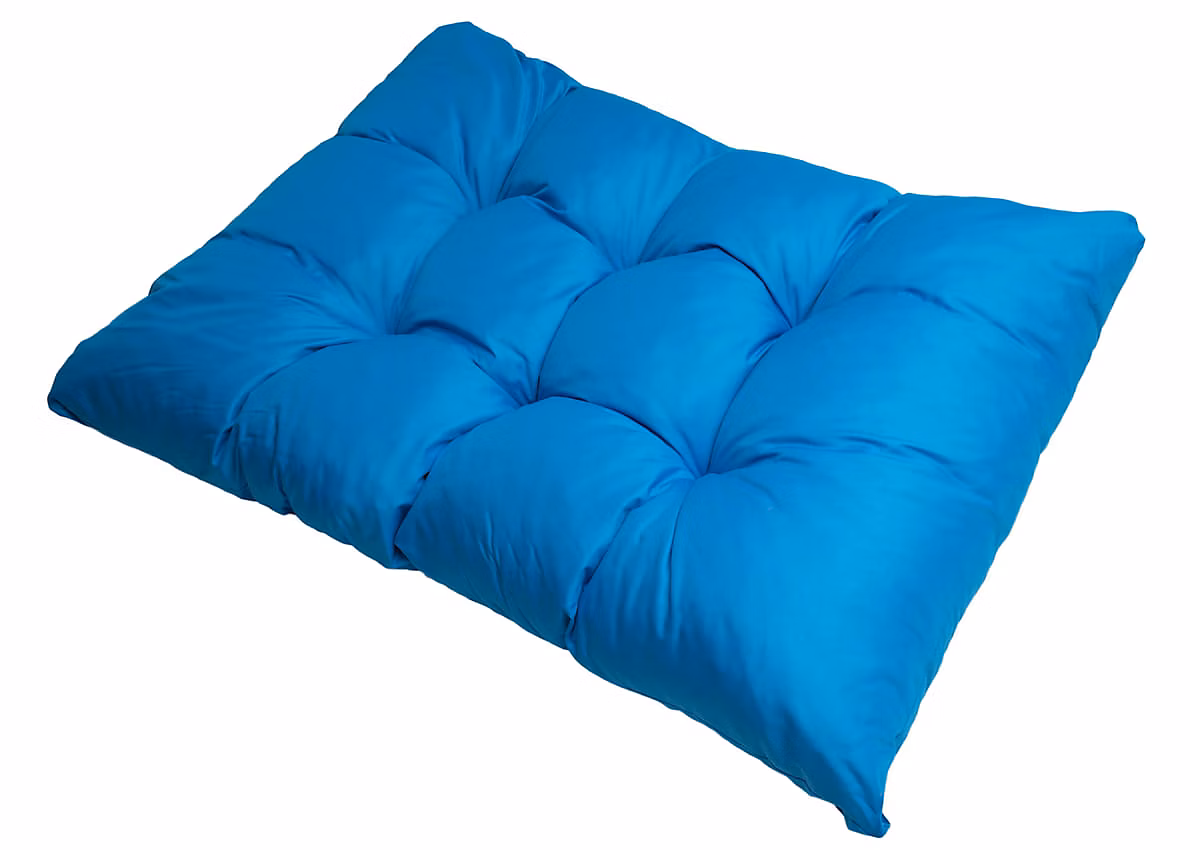 Coussin de palette 120 × 50cm coussin d'assise coussin de jardin confortable coussin de jardin Coussin de palette Bleu