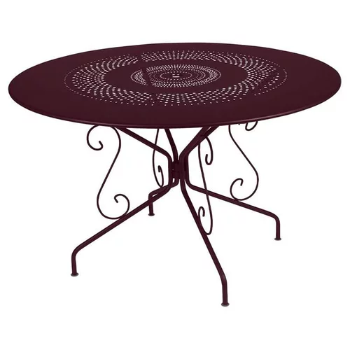 Table Montmartre ronde en acier Fermob - Ø 117 x 74 cm