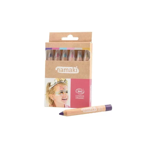 Kit de crayons de maquillage enfants mondes enchantés Namaki Cosmetics - 6 crayons