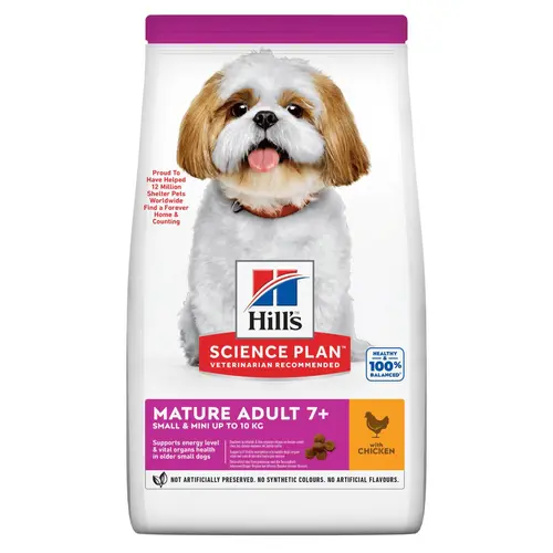 Croquette pour chien mature de petite taille au poulet Hill's - 6 kg