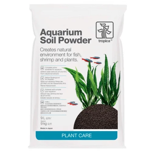 Substrat fin pour aquarium à croissance rapide TROPICA Soil Powder - contenance 9L / 9kg