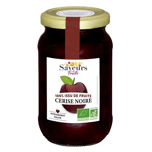 Préparation 100 % fruits Cerise noire bio - 310 g