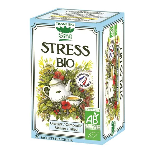 Tisane Stress bio - boîte de 24 sachets