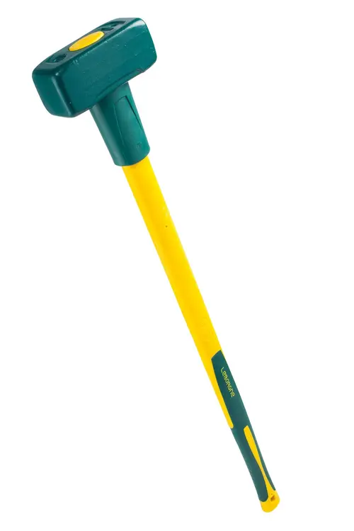 Masse couple 4 Kg avec pare faux-coups coloris jaune Leborgne - 90 cm