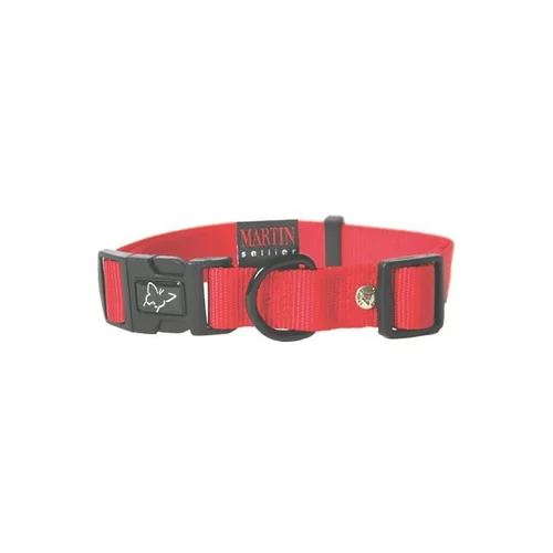 Collier chien réglable 20mm / 40-55cm rouge