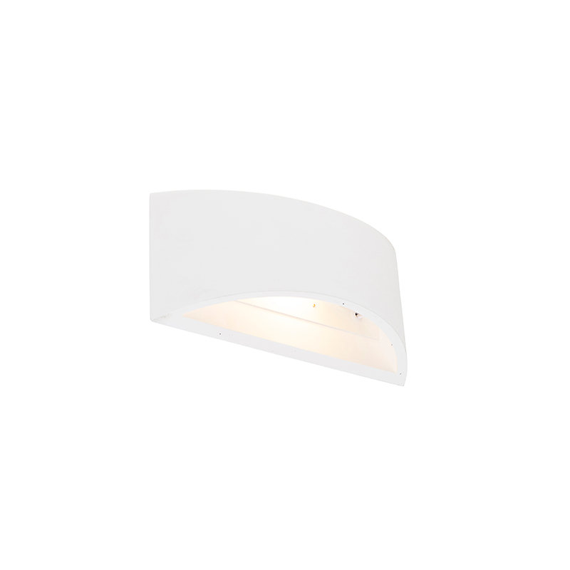 Applique murale moderne blanche 20 cm – Tum