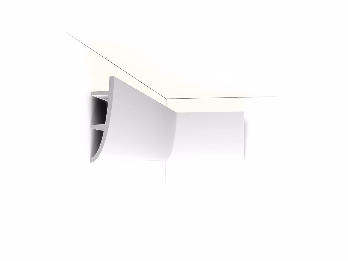 C374 Corniche Eclairage Indirect Polyuréthane Orac Decor Luxxus Ulf Moritz – 18 × 5cm (h x p) A l'unité