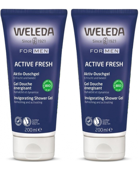 Weleda - Duo Gel Douche Homme énergisant 2 x 200 ml