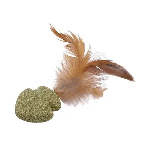 Jouet pour chat matatabi poisson nageur à plumes 12x5x1 cm