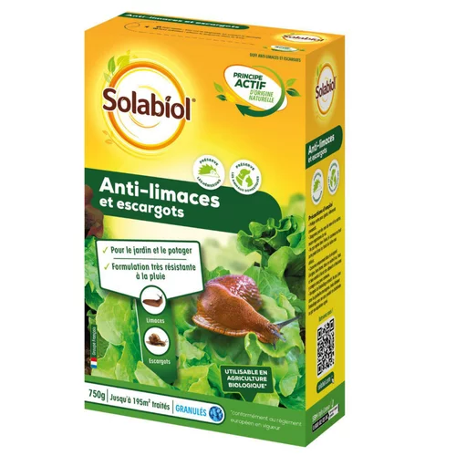 Anti-limaces et escargots Solabiol - 750 g
