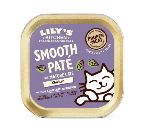 Terrine au poulet pour chat mature Lily’s Kitchen - 85 g