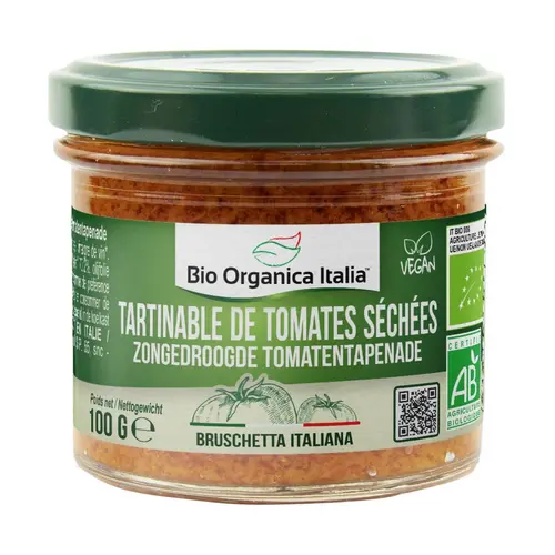 Tartinable bio de tomates séchées Bio Organica - 100 g