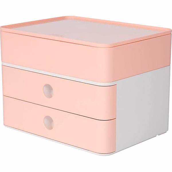 Boîte à tiroirs élégante et Design Smart Box Plus Allison – Rose