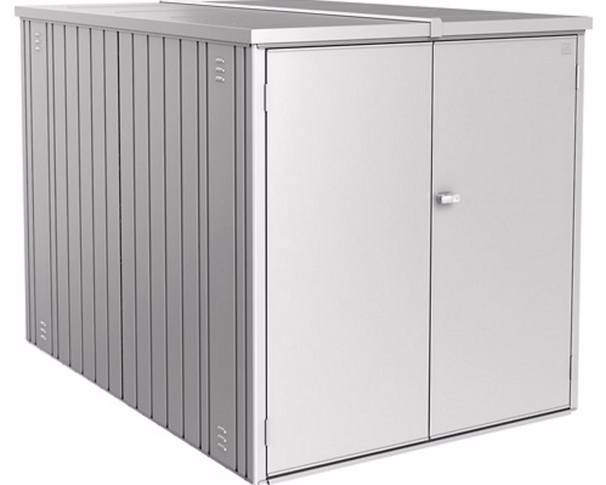 Mini garage argent 145 × 203 cm Biohort