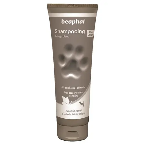Shampoing Premium pelage blanc pour chien 250 ml
